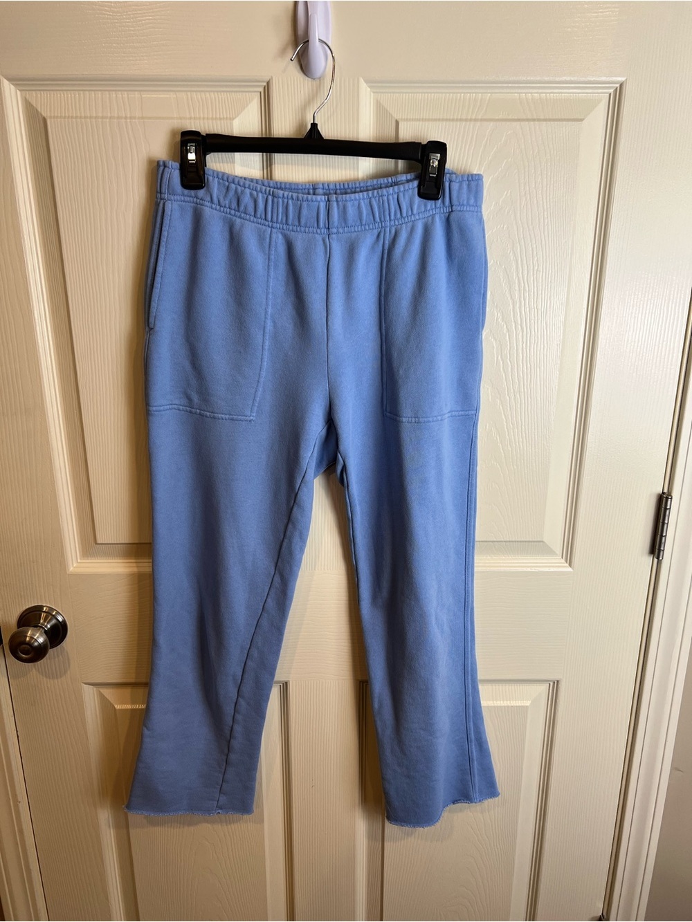 Aerie  Blue Sweatpants with Patch Pockets medium